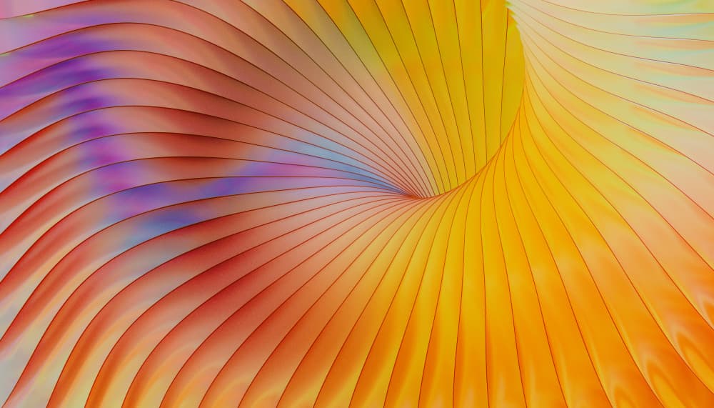 Vibrant Color Swirl by Javier Pardina — canvas wall art