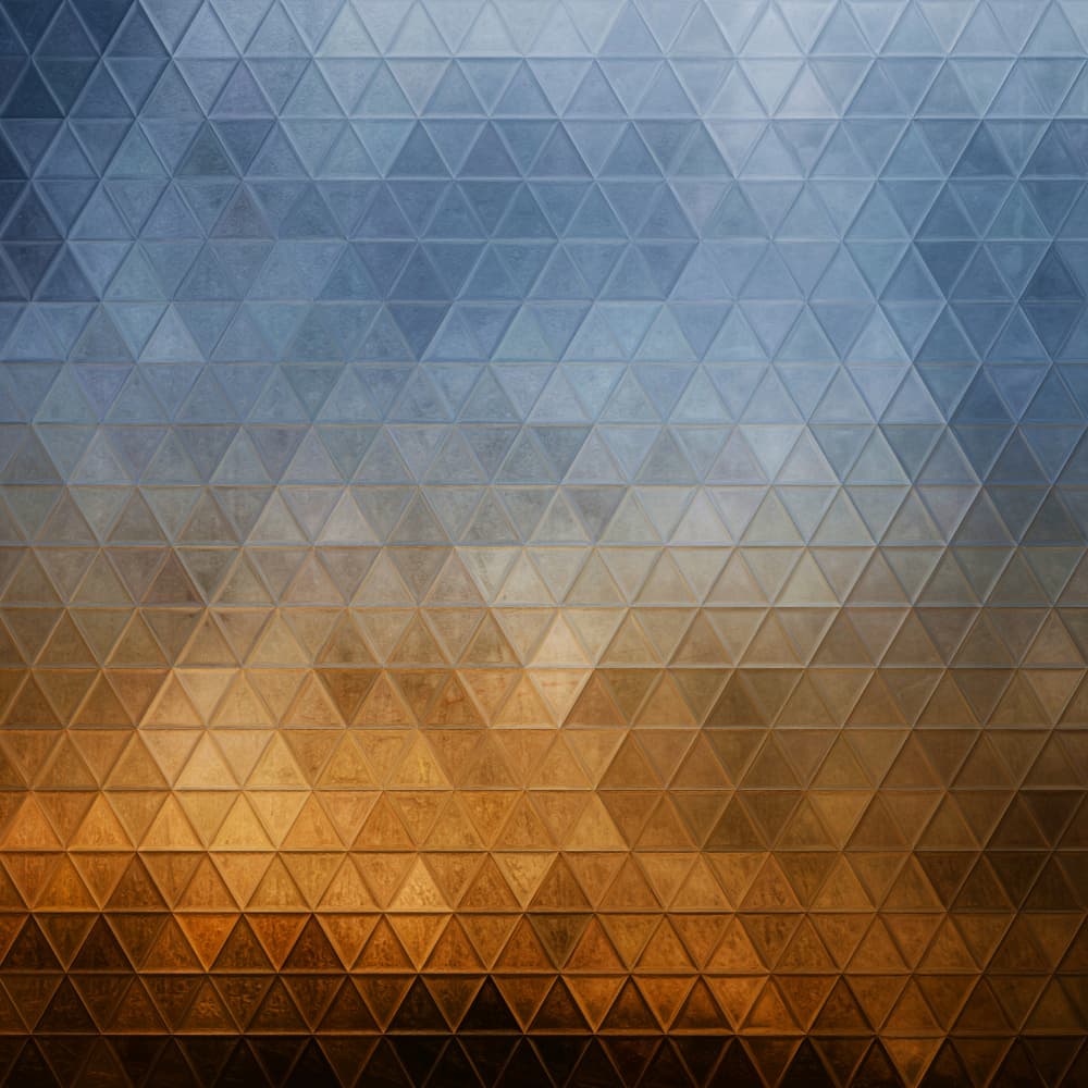 Abstract Horizon Triangles by Justyna Jaszke — canvas wall art