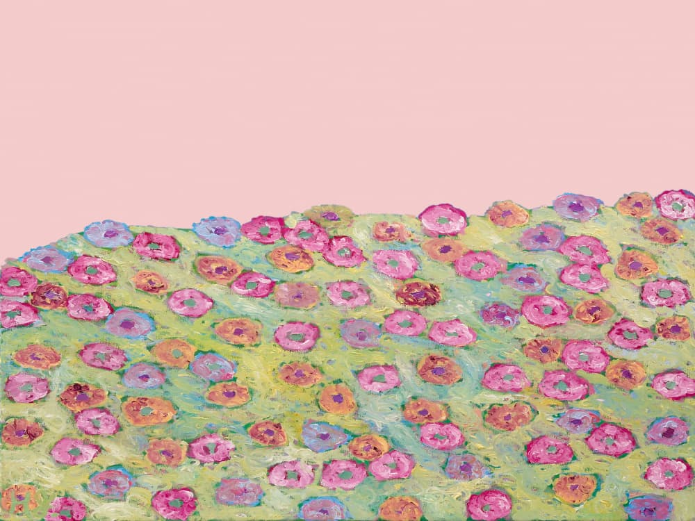 Colorful Flower Field by Helen Joynson — canvas wall art
