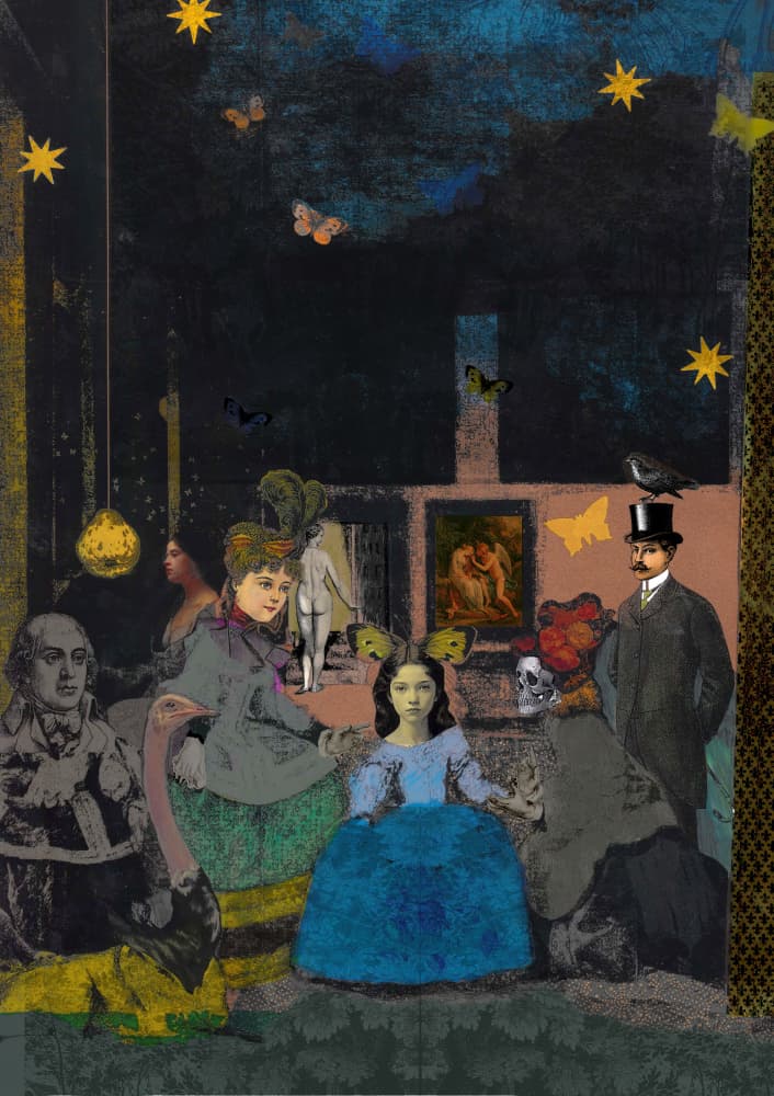 Surreal Night Gallery by Pascal Bouchet-Spiegel — canvas wall art