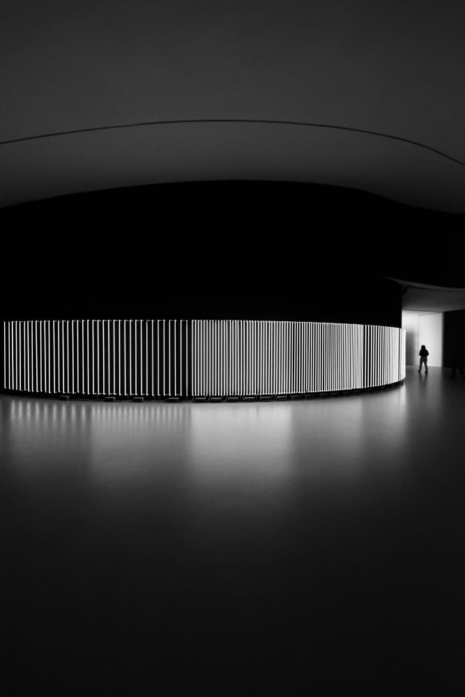 Curved Hallway Silhouette by Florentinus Joseph — canvas wall art