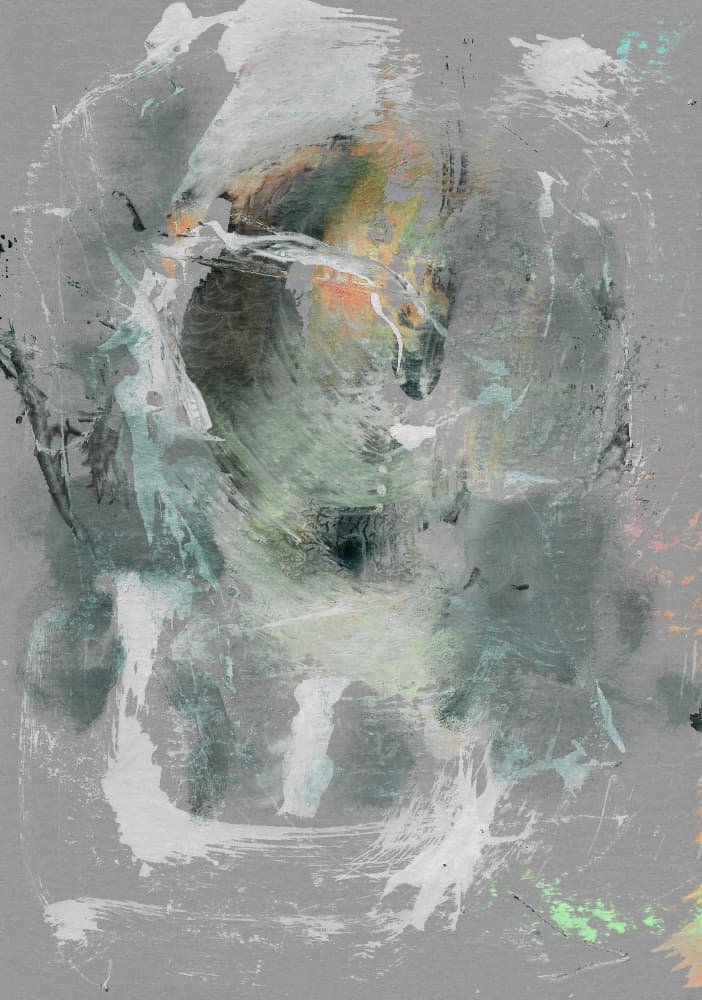 Dynamic Grey Swirl by Santhosh ch — canvas wall art