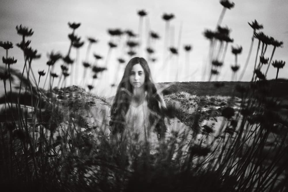 Ethereal Girl in Field by Laura Mexia — canvas wall art