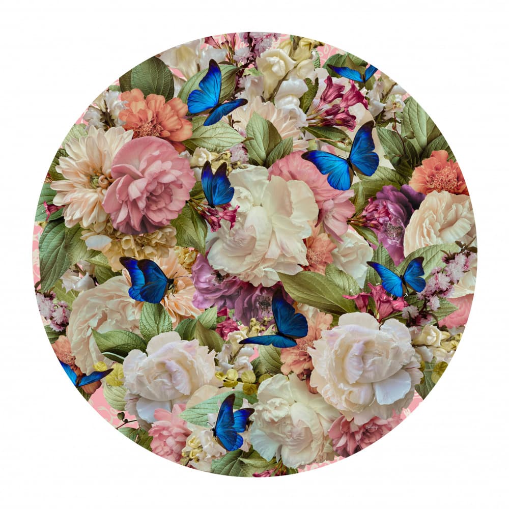 Blooming Garden Butterflies by Sue Skellern — canvas wall art
