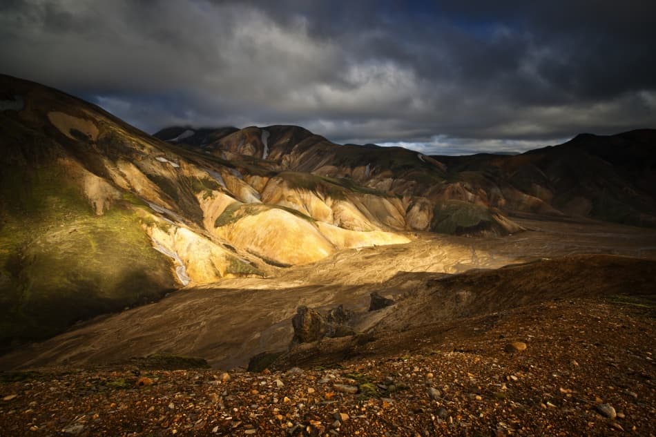 Golden Valley Landscape by Raymond Hoffmann — canvas wall art