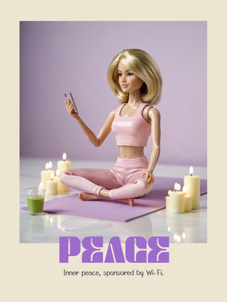 Peaceful Digital Practice by Andreas Magnusson — canvas wall art