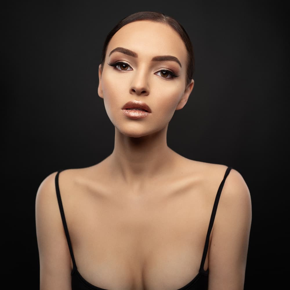 Elegant Beauty Portrait by Martin Krystynek MQEP — canvas wall art