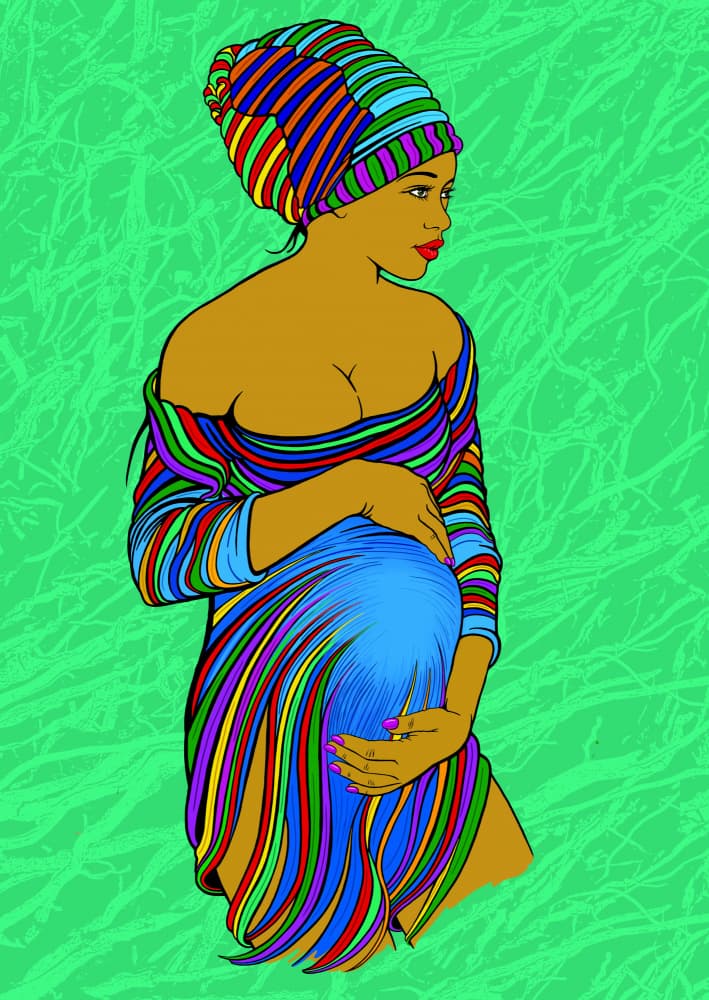 Colorful African Expectation by Carlo Kaminski — canvas wall art
