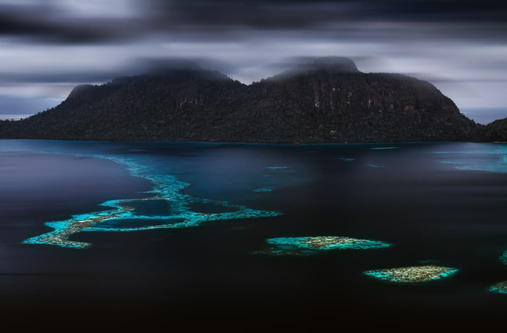 Serene Coral Lagoon by Songlin Xu — canvas wall art