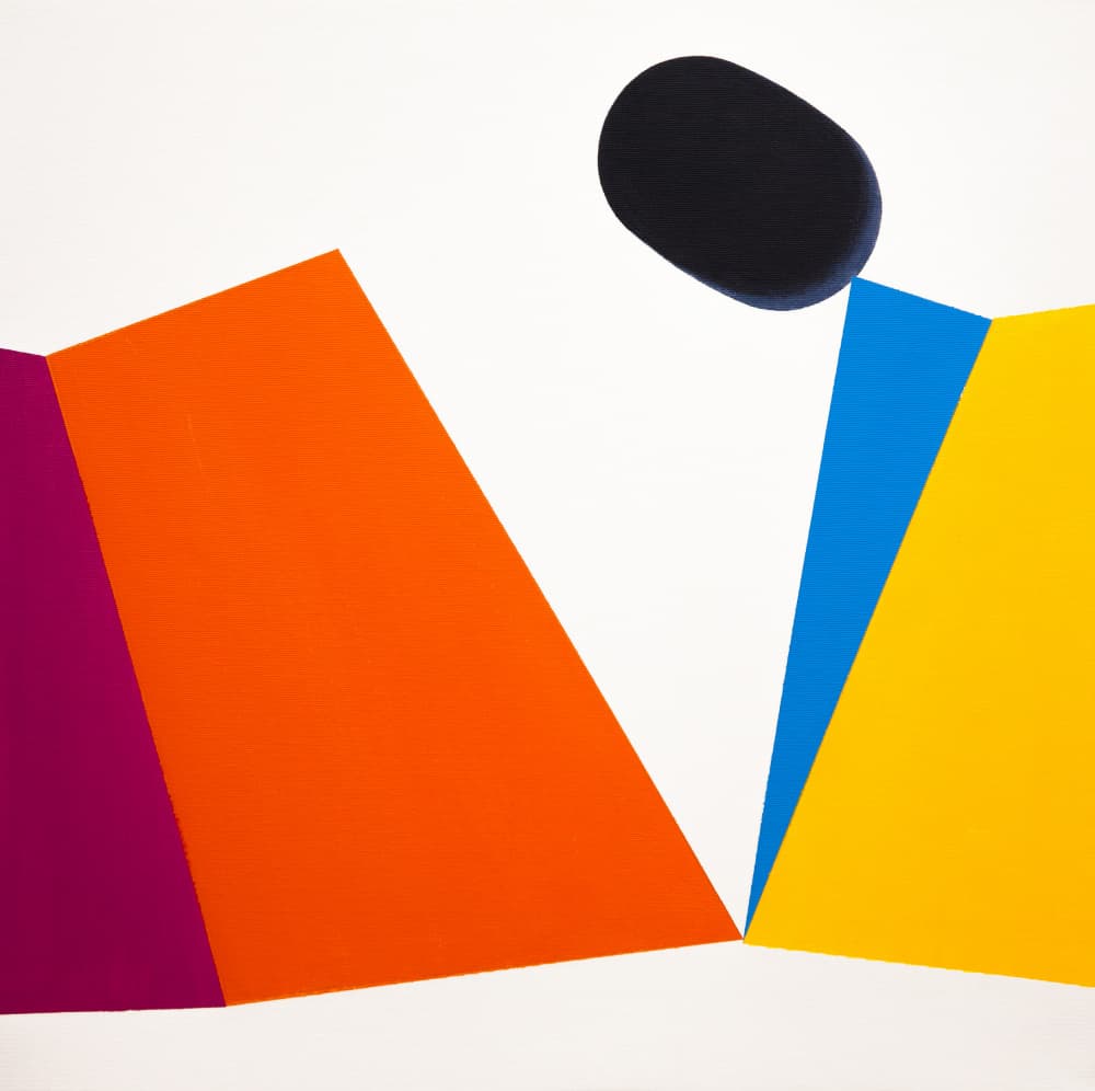 Geometric Color Blocks by Ildefonso Martín — canvas wall art