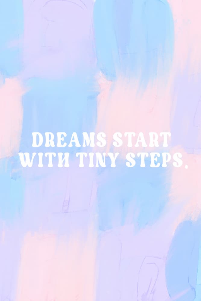 Dreamsstartwithtinysteps by Treechild — canvas wall art