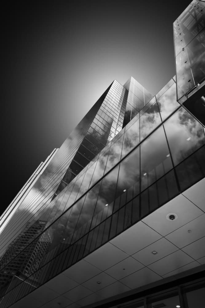 Modern Glass Reflections by David Chiodo — canvas wall art