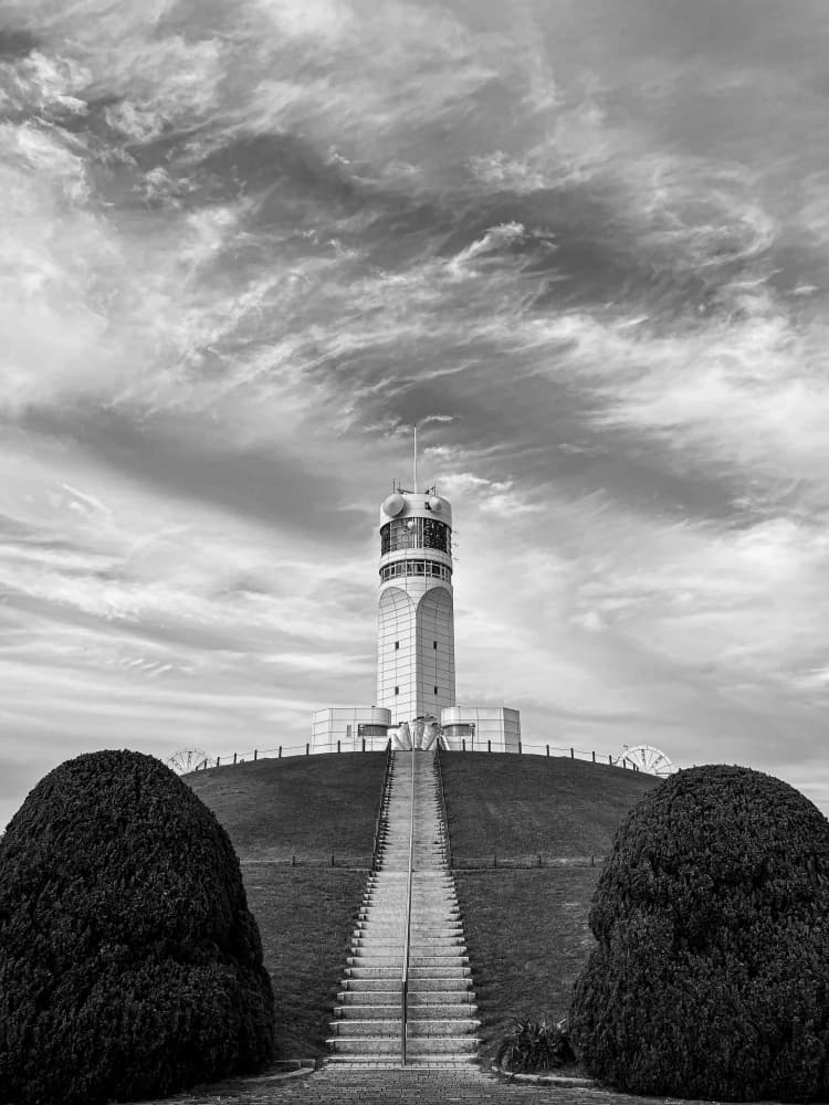 Stairway To The Tower by KIMIO KOBAYASHI — canvas wall art
