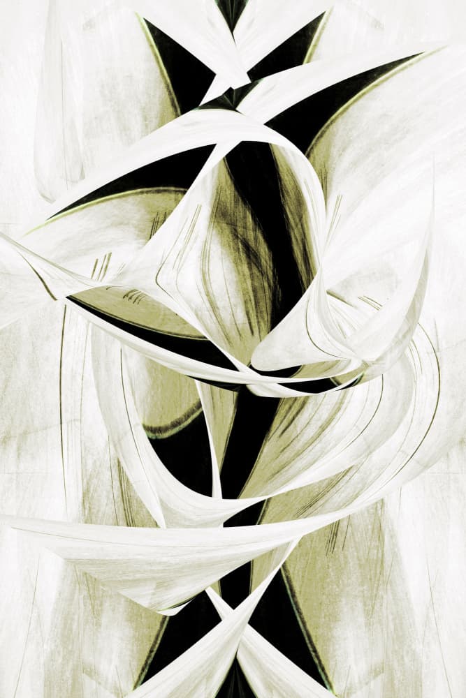 Monochrome Organic Movement by Christina Sillen — canvas wall art