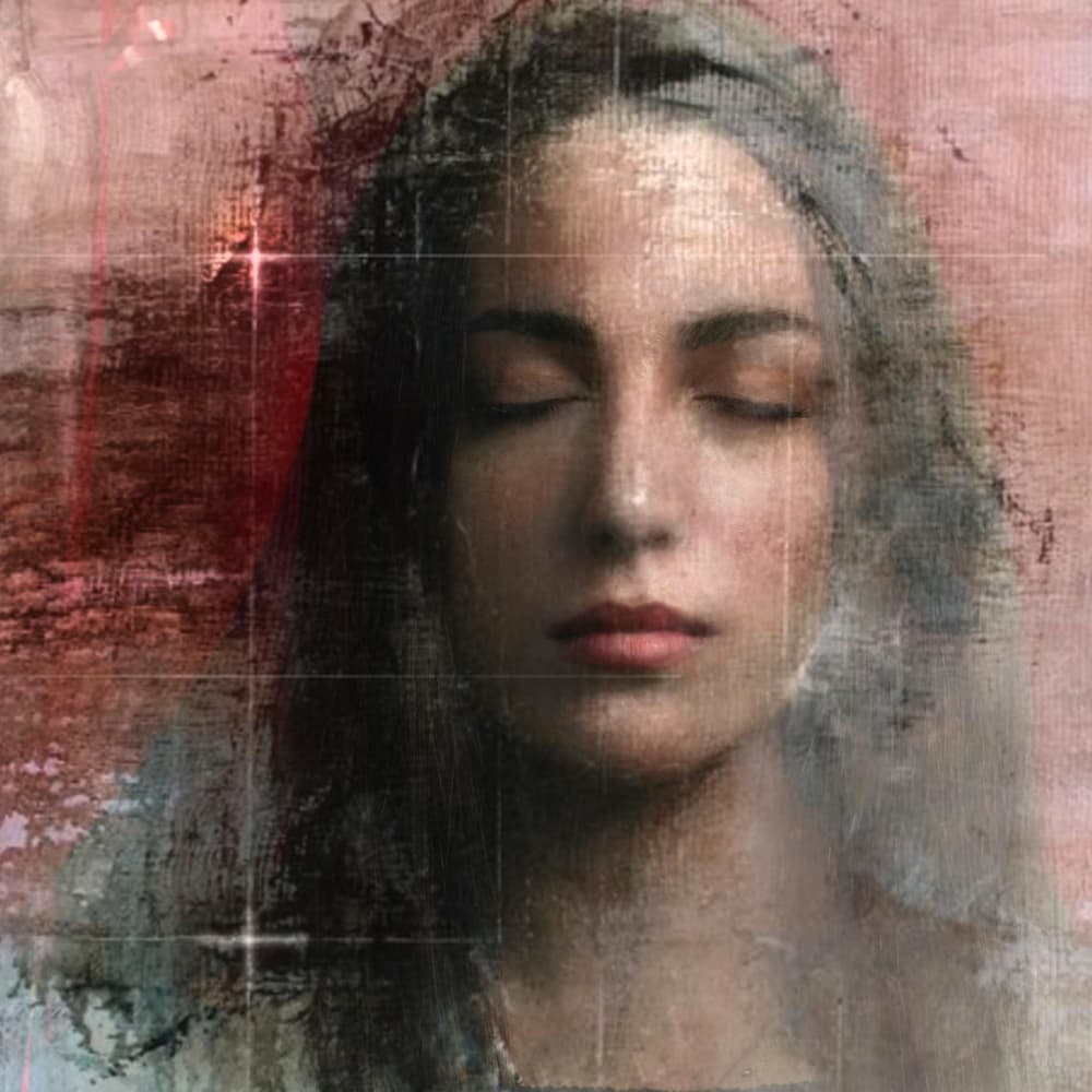 Serene Meditation Woman by Tommaseo Gregorio — canvas wall art