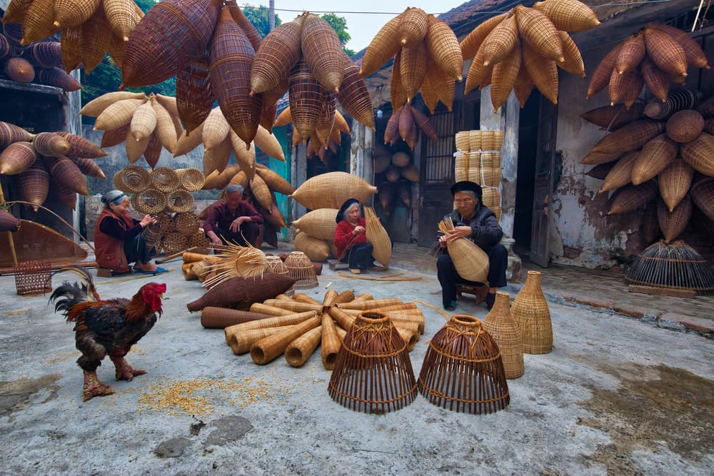 Traditional Basket Weaving by Azim Khan Ronnie — canvas wall art