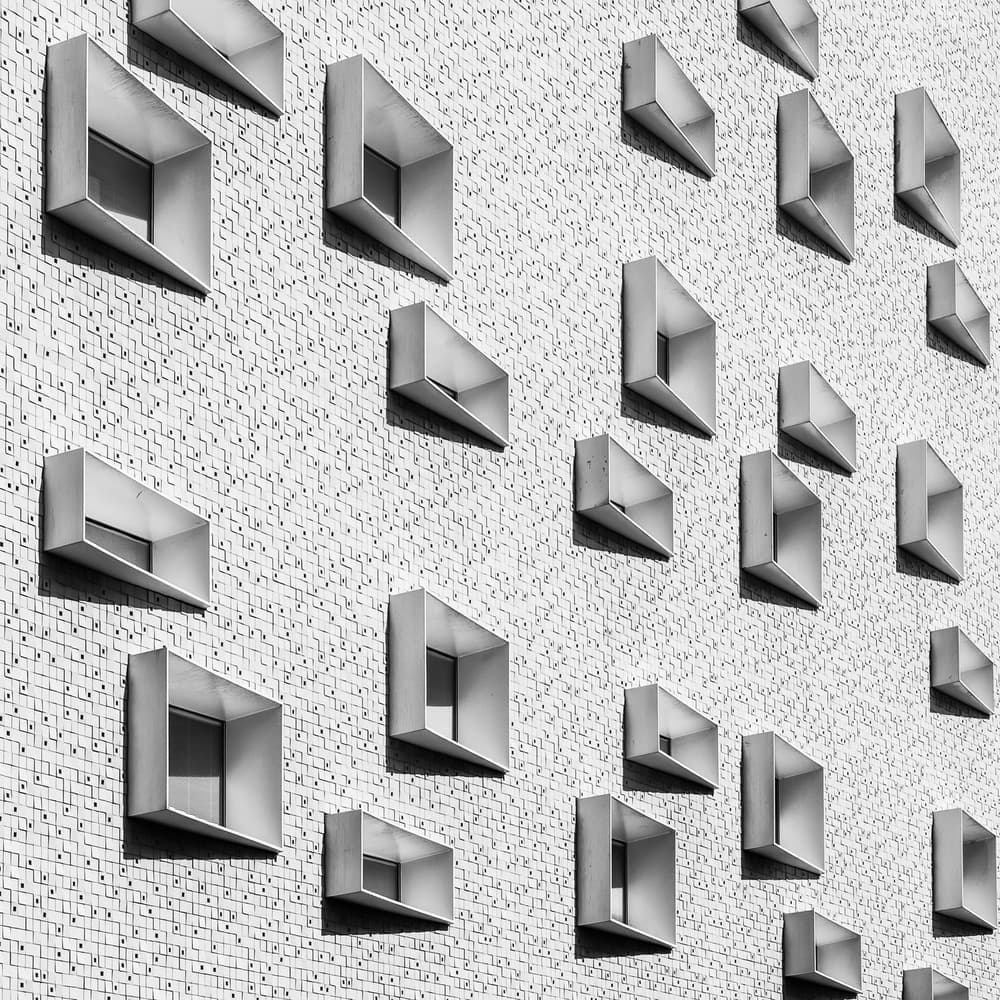 Modern Architectural Pattern by Luc Vangindertael (laGrange) — canvas wall art