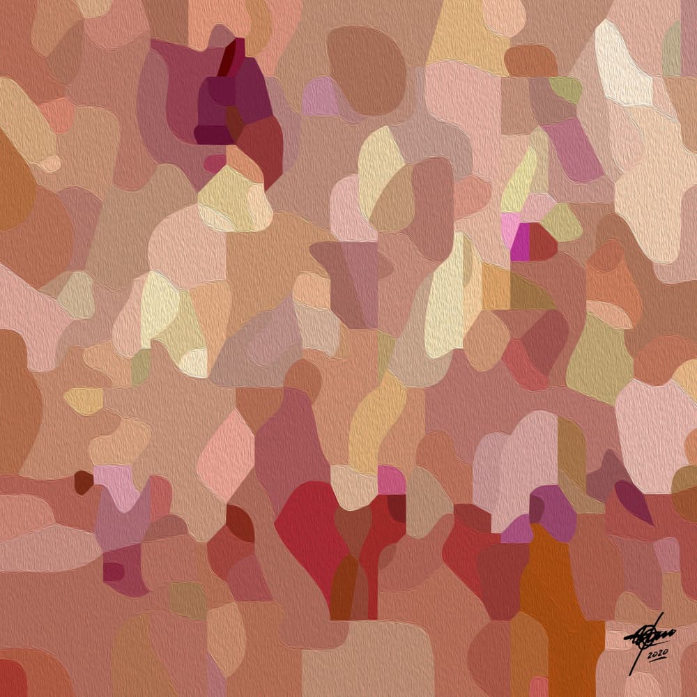 Soft Muted Abstract by Osvaldo Russo — canvas wall art
