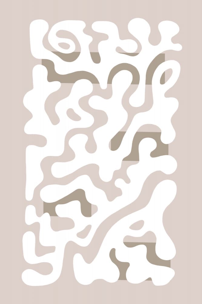 Fluid Organic Forms by Melanie Viola — canvas wall art