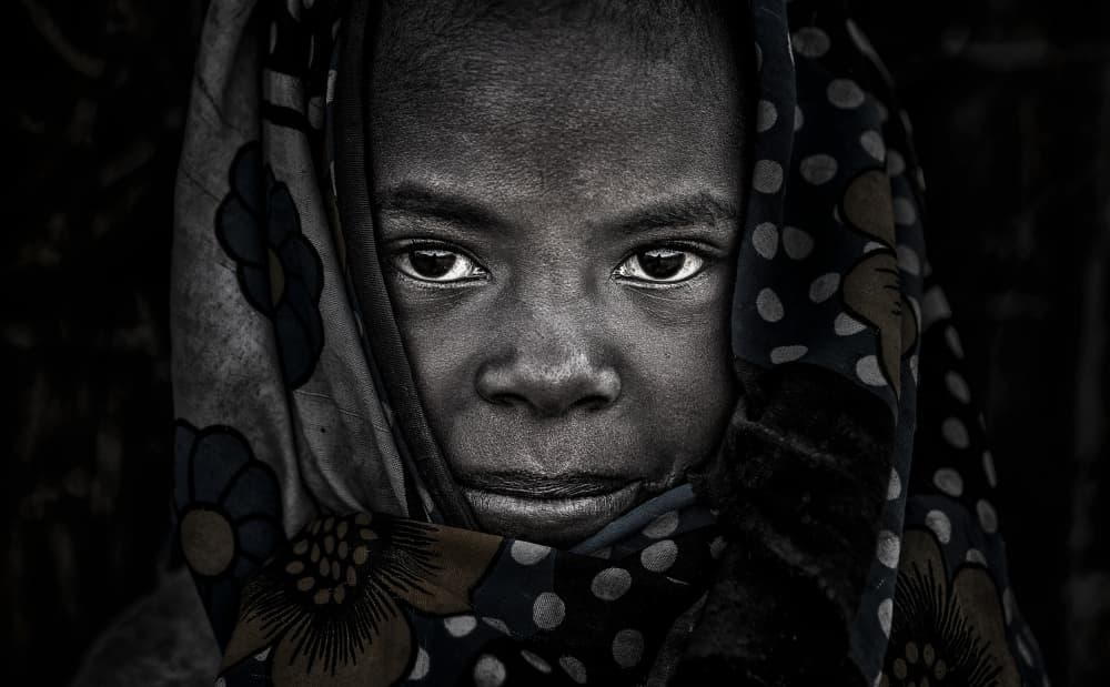 Intense Young Gaze by Joxe Inazio Kuesta Garmendia — canvas wall art