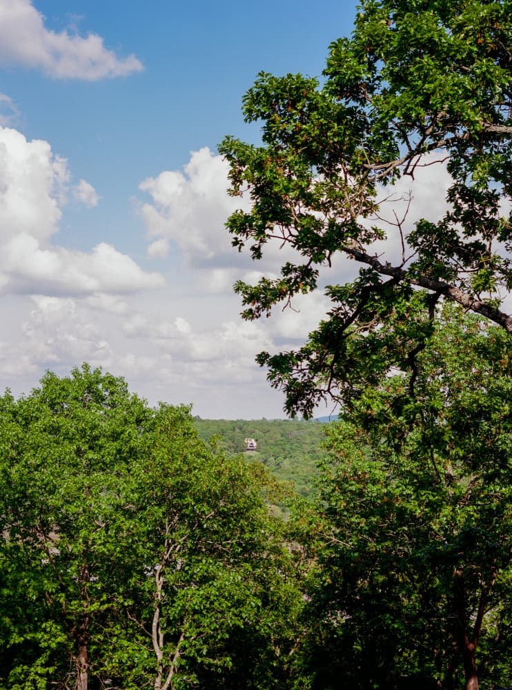 Distant Hilltop House by Bethany Young — canvas wall art