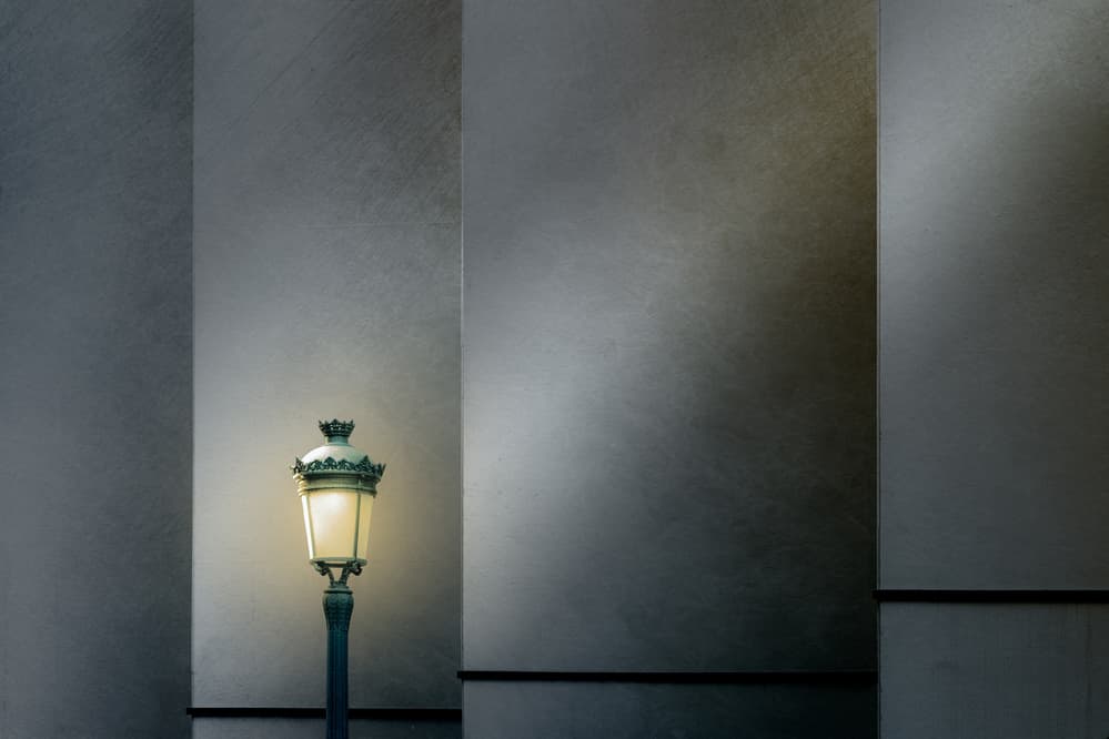 Ornate Street Lamp by Marc Huybrighs — canvas wall art