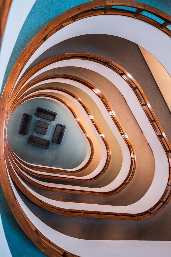 Grand Spiral Interior by Alan Kwang — canvas wall art