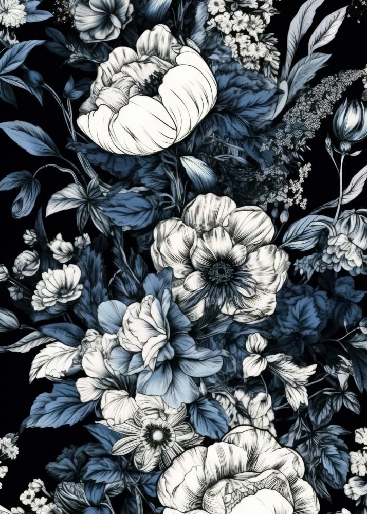 Meadow flowers 23 by Justyna Jaszke — canvas wall art