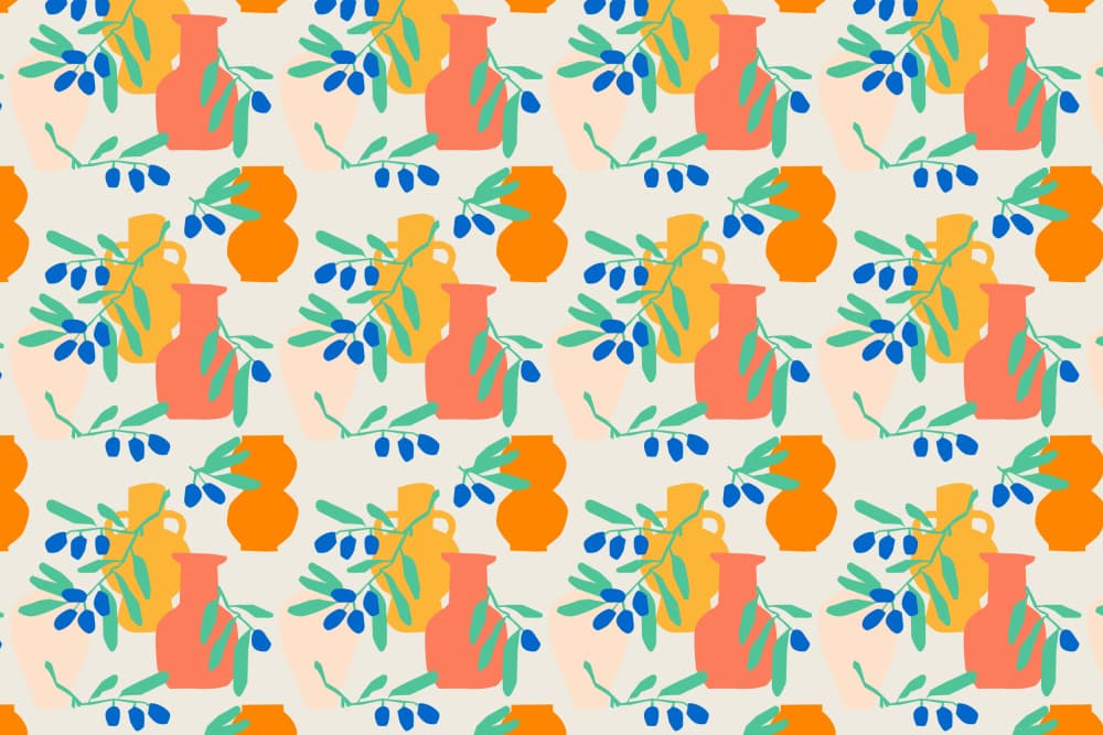 Olivepatternno14 by Treechild — canvas wall art