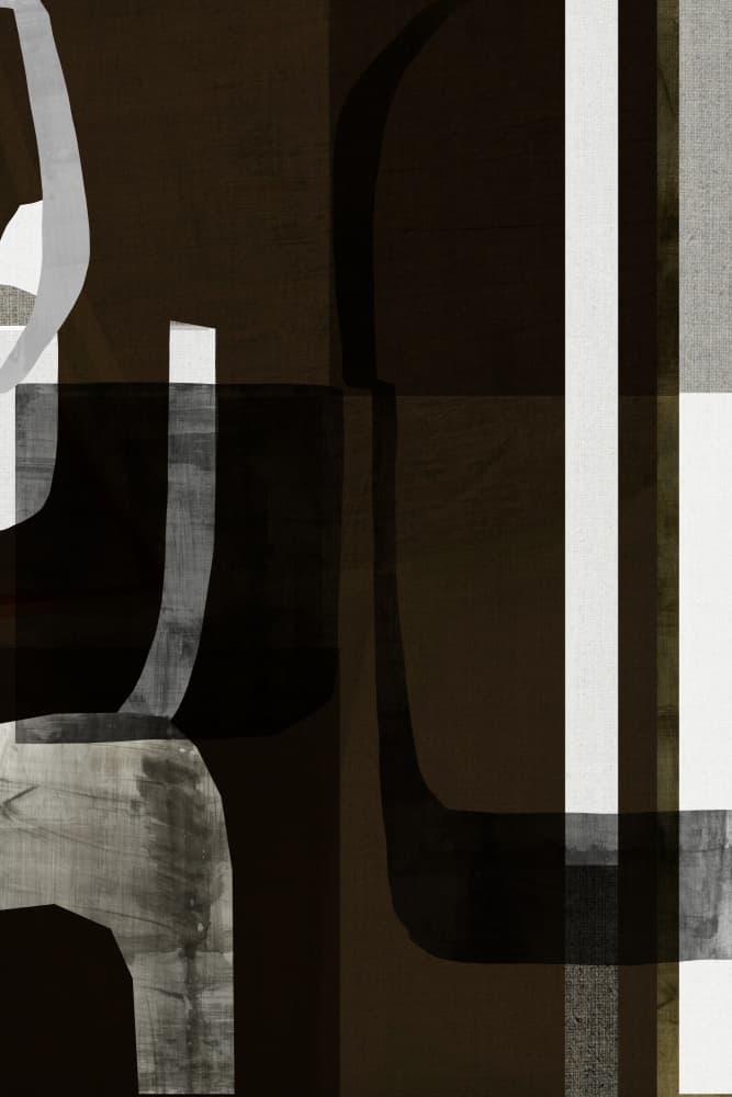 Dark Minimalist Abstraction by cartissi — canvas wall art
