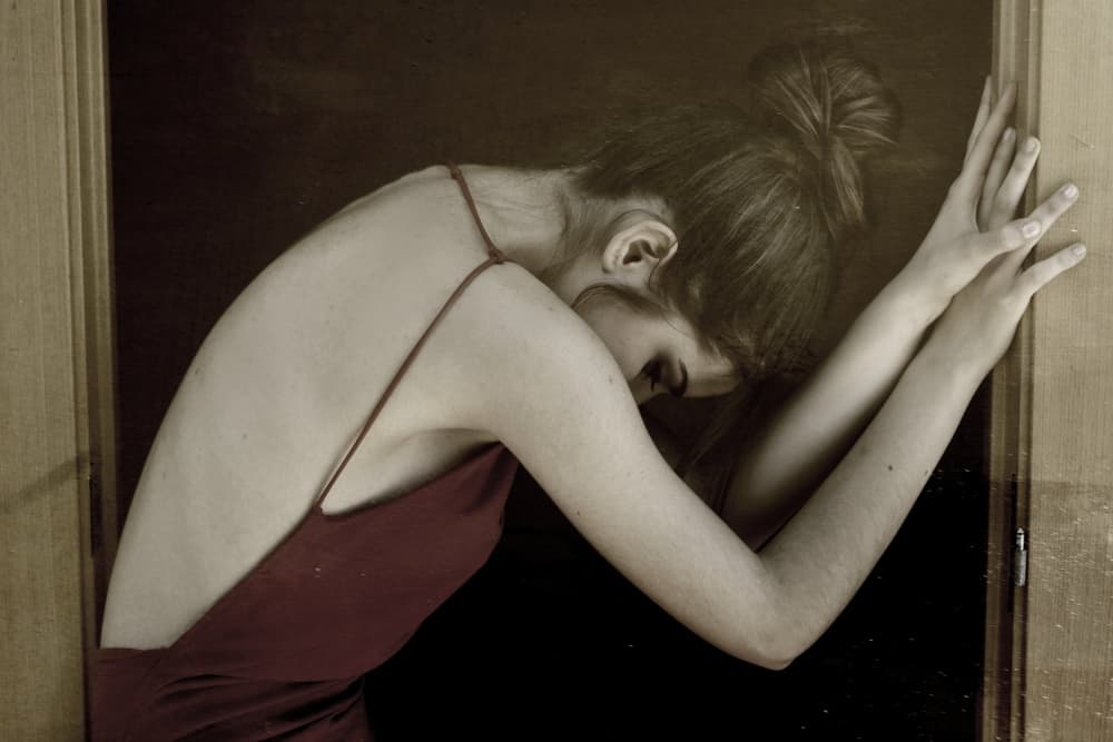 Bowed in Sorrow by Olga Mest — canvas wall art