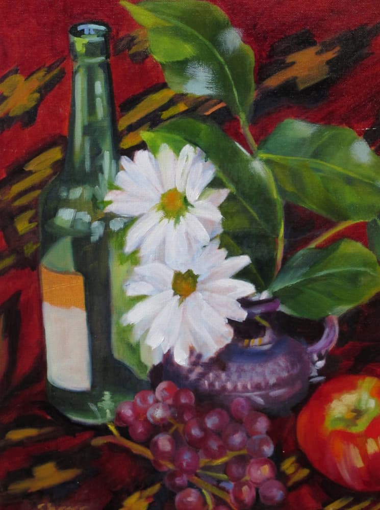 Late Summer Still Life by Maxine Shore — canvas wall art