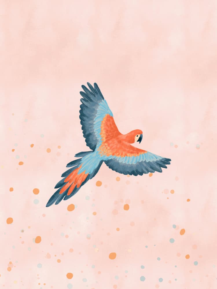 Fly With Me by Goed Blauw — canvas wall art