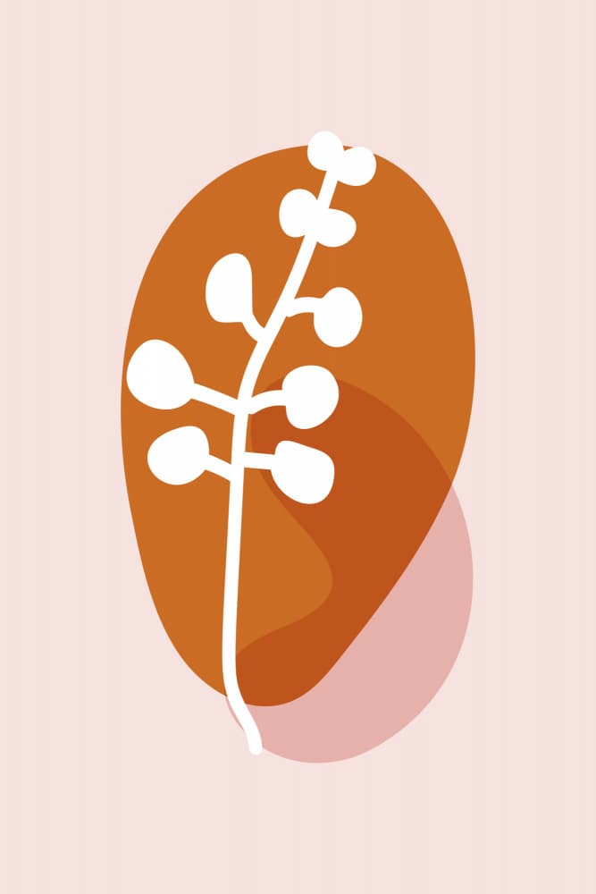 Earthy Abstract Plant by Dina Dankers — canvas wall art