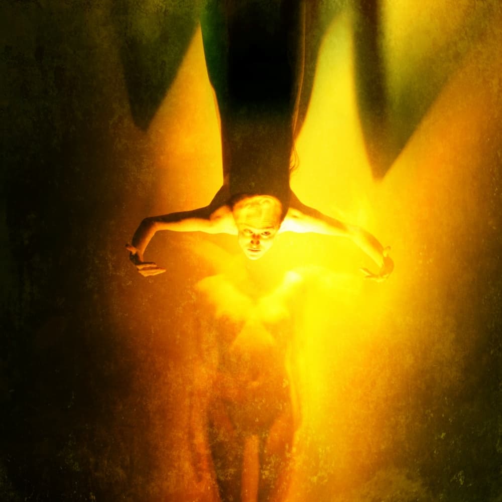 Glowing Golden Woman by Yaroslav Vasiliev-Apostol — canvas wall art