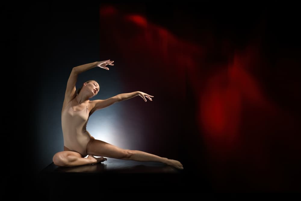 Graceful Dance Pose by Songlin Xu — canvas wall art