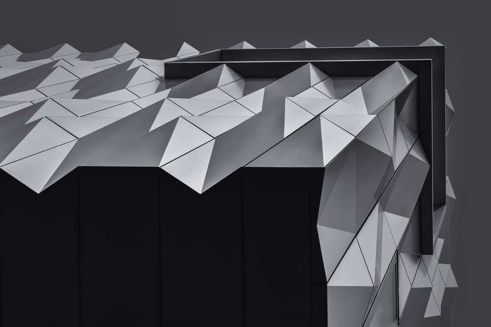 Abstract Geometric Facade by Theo Luycx — canvas wall art