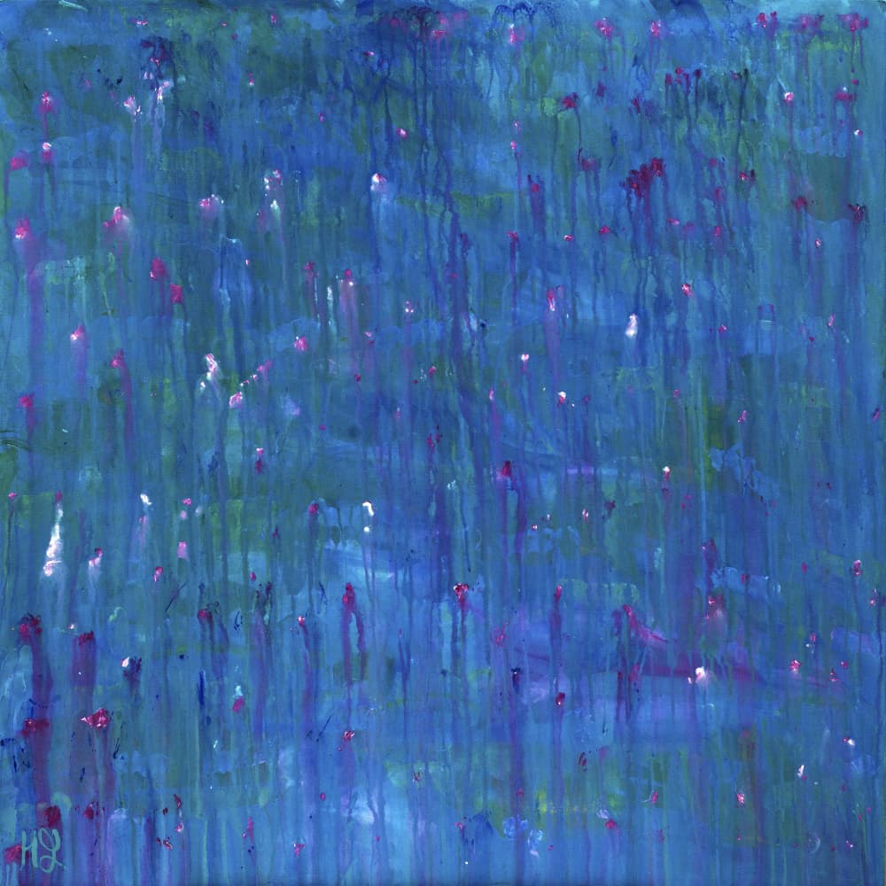 Dreamy Blue Meadow by Helen Joynson — canvas wall art