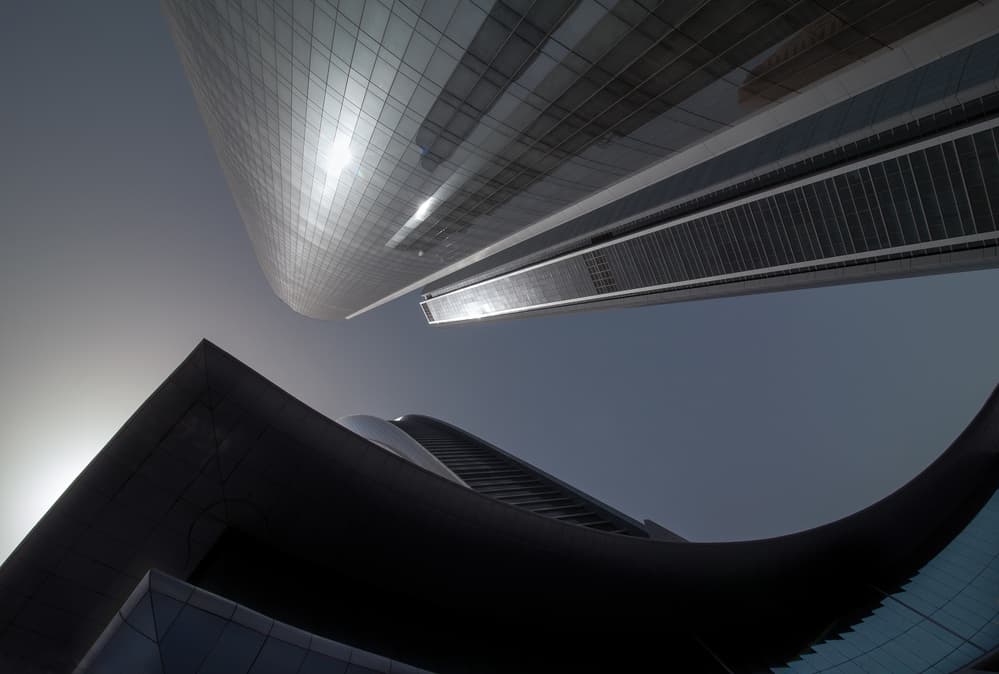 Sleek Urban Geometry by Harry Verschelden — canvas wall art