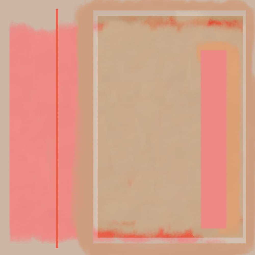 Blush Tan Abstraction by Dina Dankers — canvas wall art