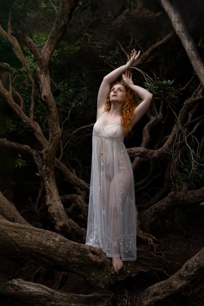 Ethereal Forest Woman by Jan Slotboom — canvas wall art