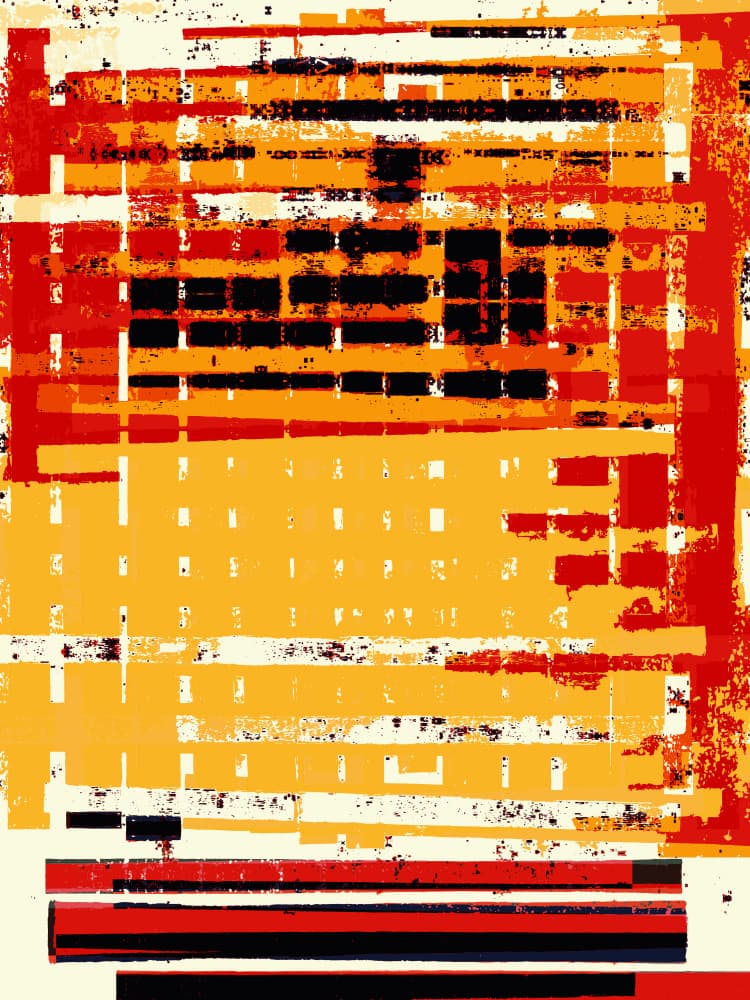 Firestorm Abstract by Petr Strnad — canvas wall art