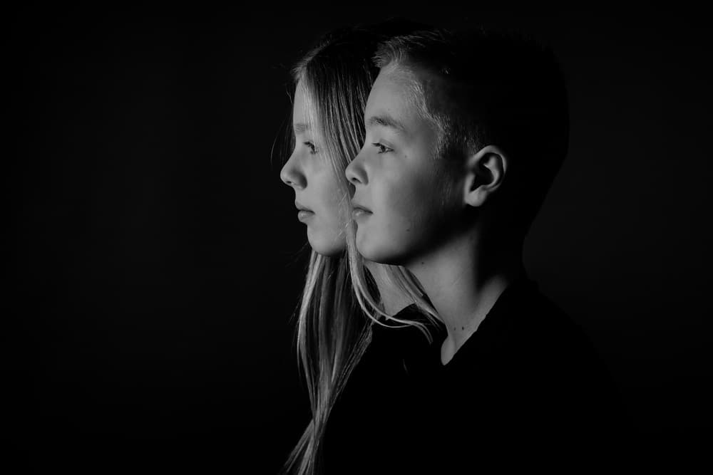 Siblings Looking Forward by Jacob Tuinenga — canvas wall art