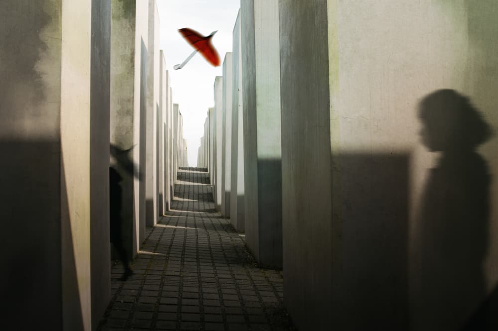 Berlin Memorial Umbrella by Christine von Diepenbroek — canvas wall art