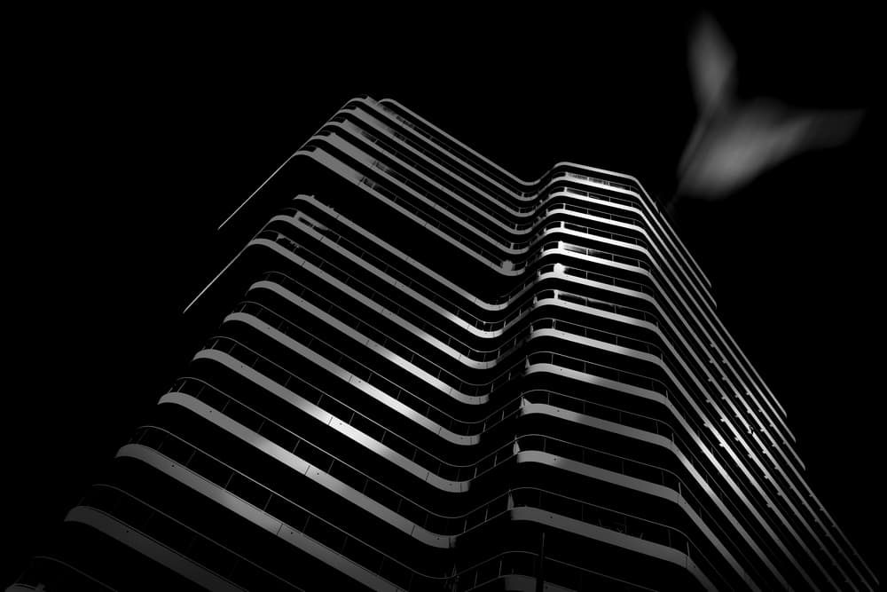 Wavy Building Flight by Greetje van Son — canvas wall art