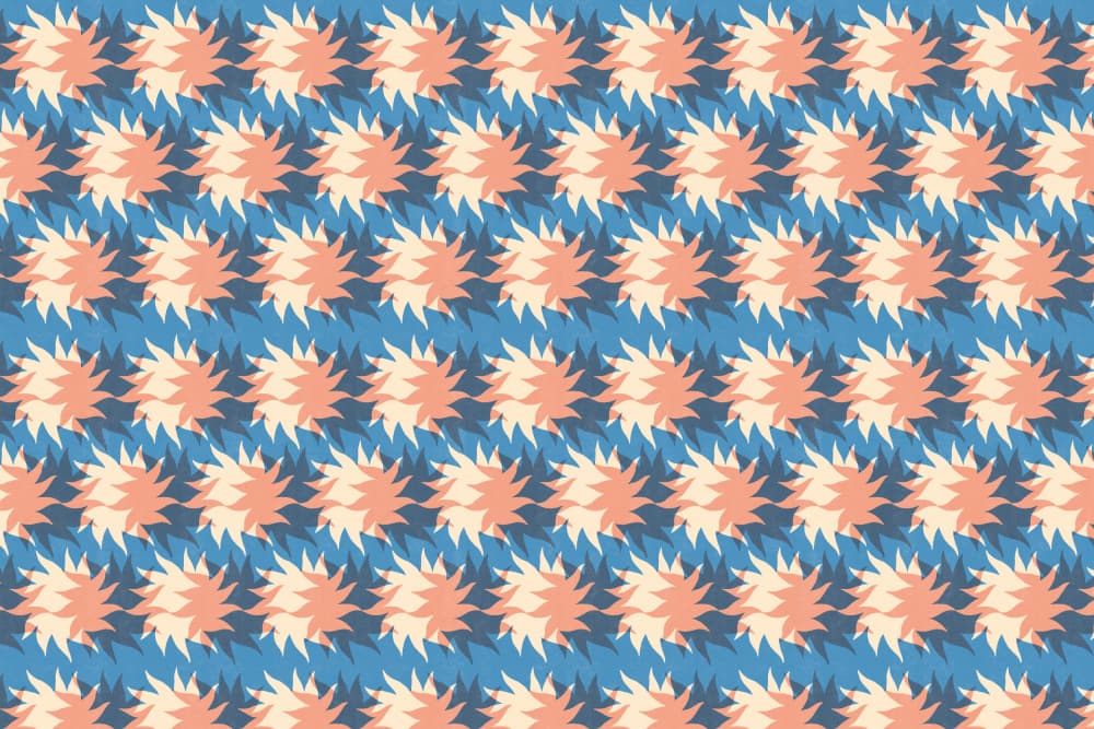 Cyanopatternno01 by Treechild — canvas wall art