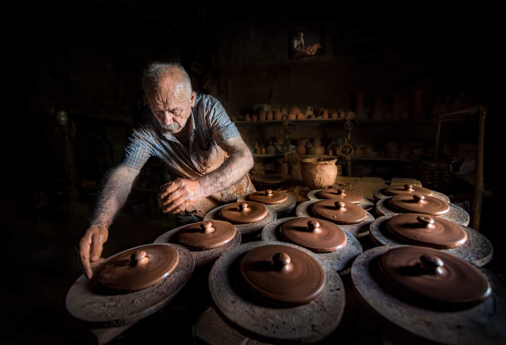 Old Potter's Workshop by Ali Can — canvas wall art