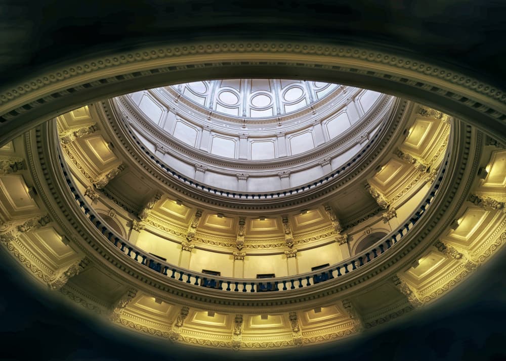 Grand Dome Interior by Leah Guo — canvas wall art