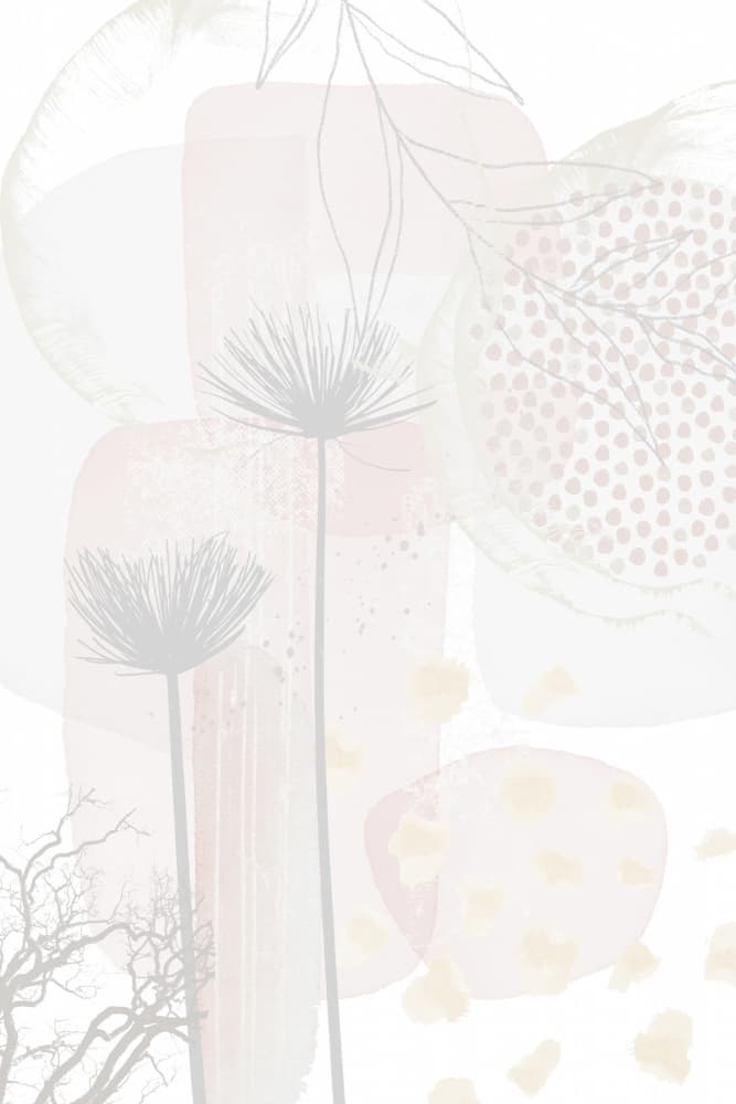 Soft Abstract Botanicals by Sally Ann Moss — canvas wall art