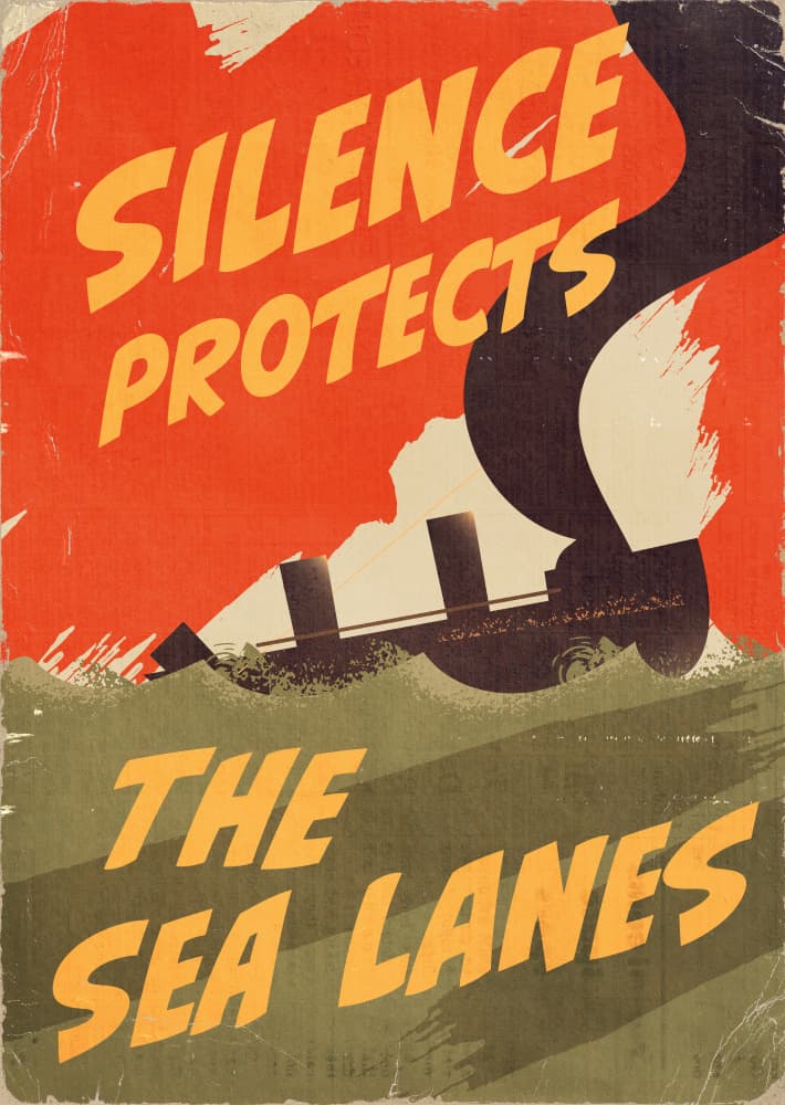 Silence Protects Sea Lanes by Nicholas — canvas wall art